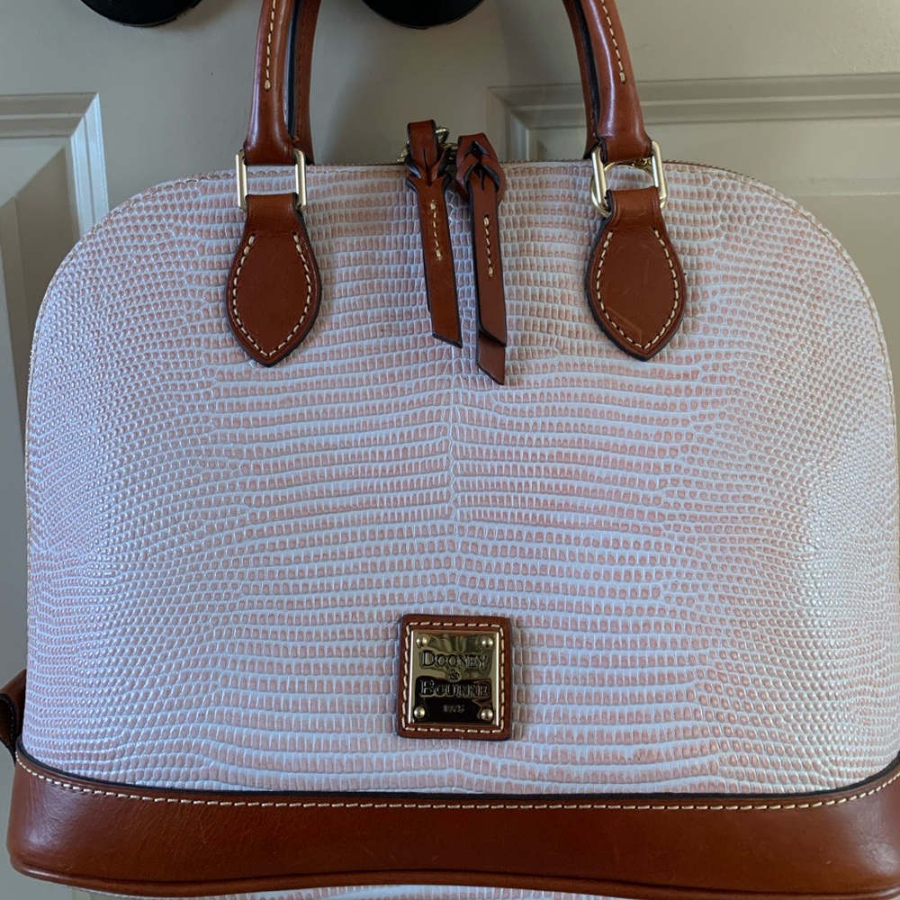 New Dooney & Bourke Pink Zip Zip Satchel - Picture 3 of 4